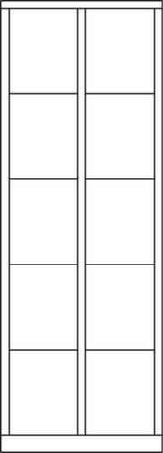 PAVOY Armoire multicases Basis gris clair avec max. 8 casiers