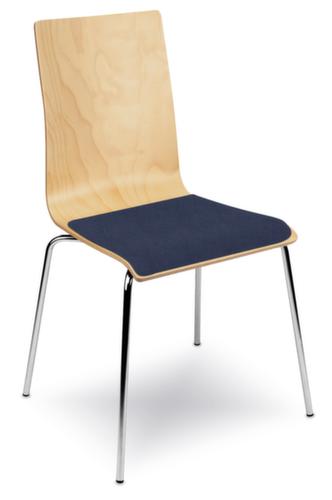 Nowy Styl Chaise coque en bois avec piètement 4 pieds