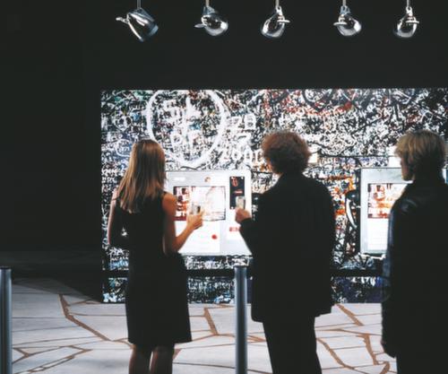 Système de guidage des personnes avec 1 sangle et montants