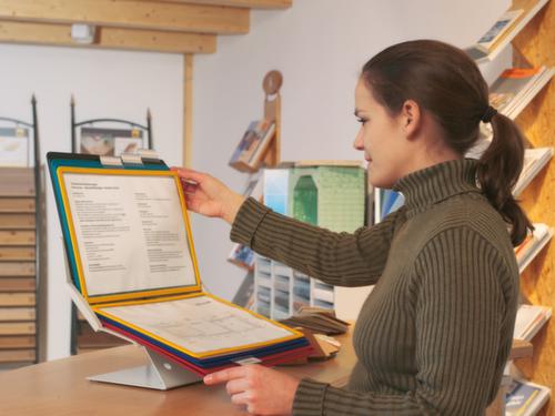 Durable Système de consultation VARIO PRO®, avec 10 tableaux de consultation en DIN A4