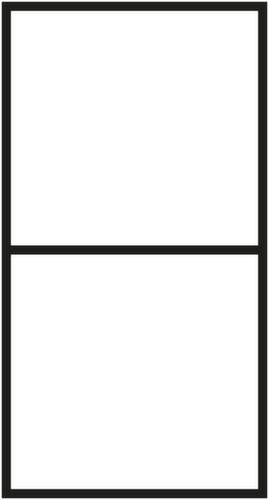 C+P Armoire pour dossiers suspendus Asisto, 2 extensions, RAL9006 aluminium blanc/RAL9006 aluminium blanc