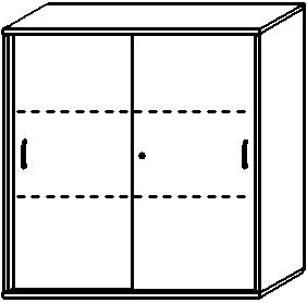 Gera Armoire à portes coulissantes Pro