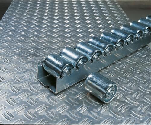 Rail à galets type lourd