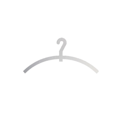 Plaque de porte avec silhouette, « cintre »