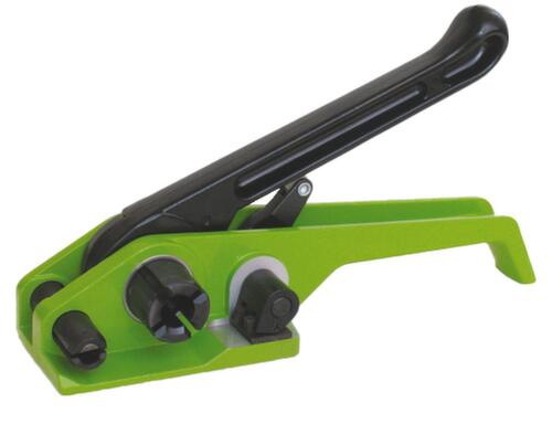 Dispositif de serrage pour feuillards en polyester