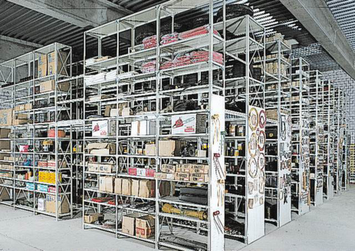 META Etagère à visser FIX, 6 tablettes, RAL7035 gris clair