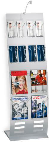 Présentoir, hauteur x largeur x profondeur 1650 x 520 x 460 mm