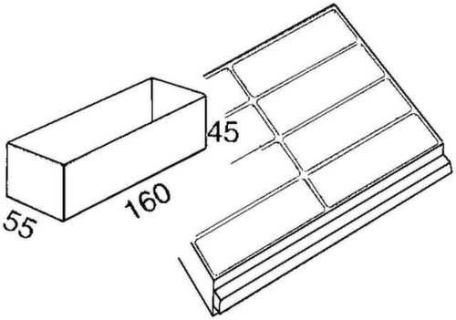 raaco Bac de rangement pour bloc à tiroirs