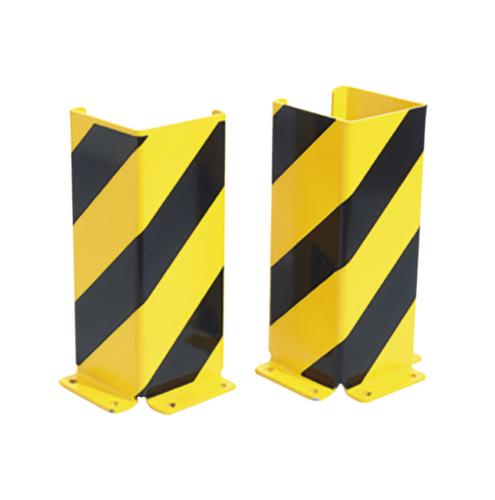 Moravia Butée de protection BLACK BULL en angle, hauteur x largeur 400 x 160 mm