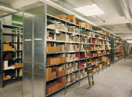 hofe Etagère à visser, 6 tablettes, RAL7035 gris clair