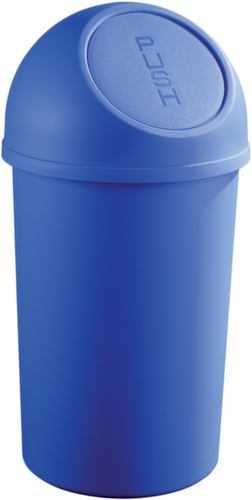 helit Poubelle « Push », 45 l, bleu
