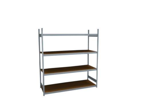 hofe Rayonnage grande largeur avec tablettes en bois