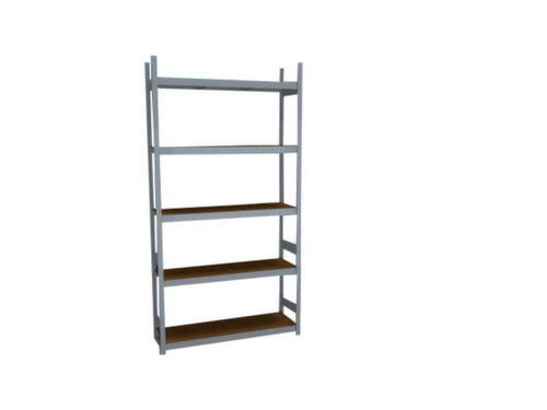 hofe Rayonnage grande largeur avec tablettes en bois