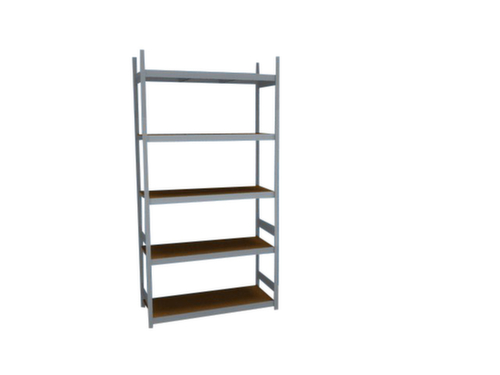 hofe Rayonnage grande largeur avec tablettes en bois