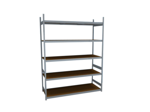 hofe Rayonnage grande largeur avec tablettes en bois