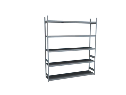 hofe Rayonnage grande largeur avec tablettes en acier