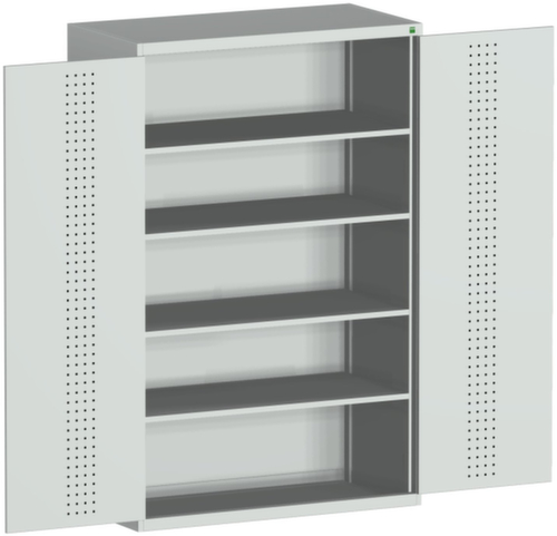 bott Armoire à plaques perforées cubio, 4 tablettes