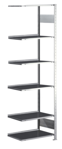 META Rayonnage sans boulons, hauteur x largeur x profondeur 2200 x 756 x 336 mm, 6 tablettes