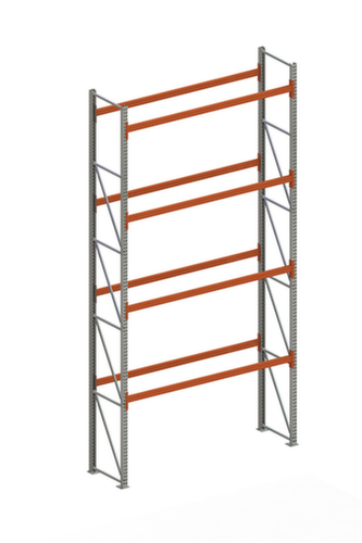 META Rayonnage à palettes MULTIPAL pour 10 palettes, largeur 2700 mm, 5 niveaux de stockage