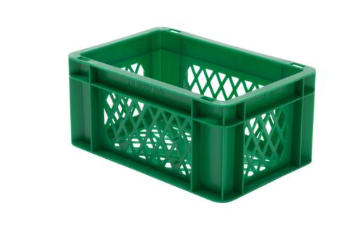 Bac gerbable norme Europe parois + fond ajourés, vert, capacité 5,5 l