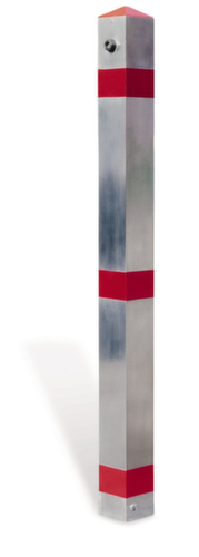 Poteau à tête pointue, hauteur 900 mm, à insérer avec manchon