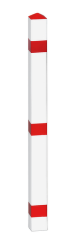 Poteau à tête pointue, hauteur 900 mm, à insérer avec manchon