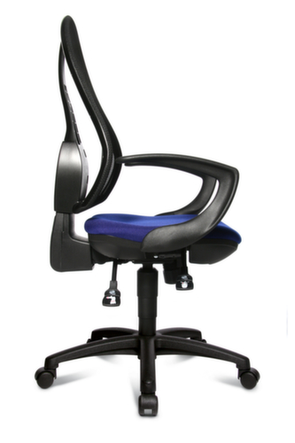 Topstar Siège de bureau pivotant OPEN POINT SY avec dossier maille, Dossier maille, bleu