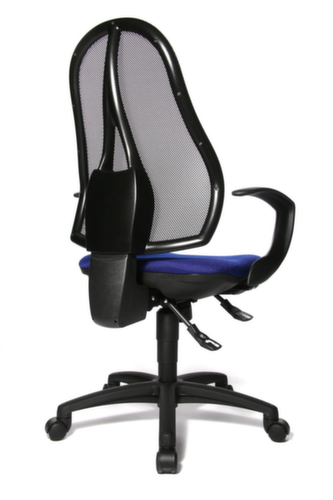 Topstar Siège de bureau pivotant OPEN POINT SY avec dossier maille, Dossier maille, bleu