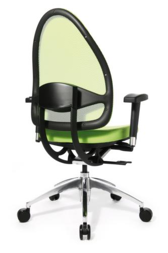 Topstar Siège de bureau pivotant Open Base + Art OPEN BASE 10 avec articulation Body-Balance-Tec®, Dossier maille, vert