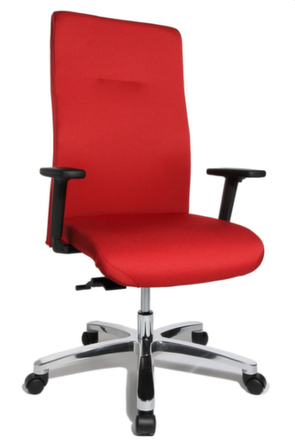 Topstar Siège de bureau pivotant Big Star 20 charge max. 150 kg, rouge