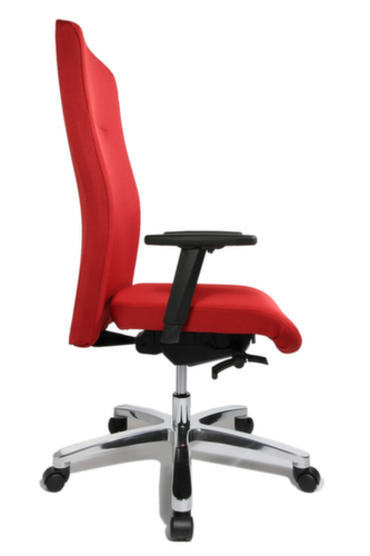 Topstar Siège de bureau pivotant Big Star 20 charge max. 150 kg, rouge