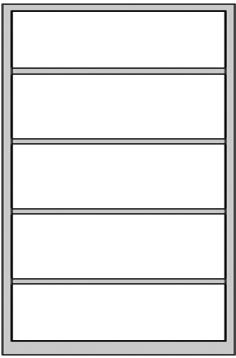 C+P Armoire haute sécurité de bureau avec 4 tablettes