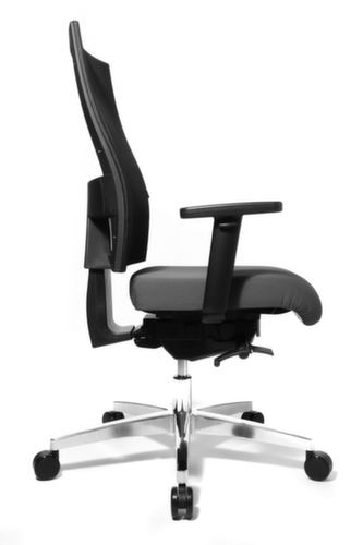 Topstar Siège pivotant Sitness 60 avec articulation Body-Balance-Tec, Dossier maille, anthracite