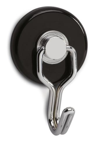 MAUL Aimant à crochet Karussell en acier, noir, Ø 35 mm