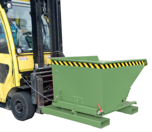 Benne basculante copeaux 3 côtés