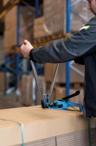 Ensemble Starter de sangles avec feuillard en polyester, largeur de feuillard 13 mm