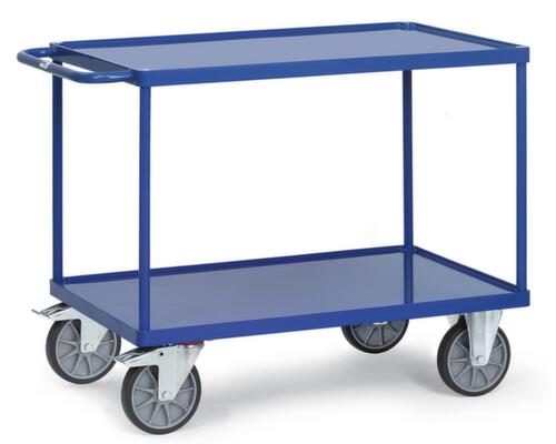fetra Chariot à plateaux avec plateaux en acier