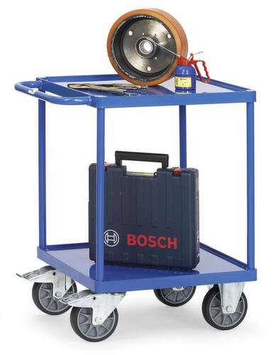 fetra Chariot à plateaux avec plateaux en acier