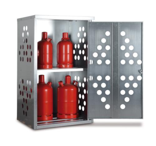 Lacont Armoire pour bouteilles de gaz K-GFS-10 pour bouteilles de 11 kg