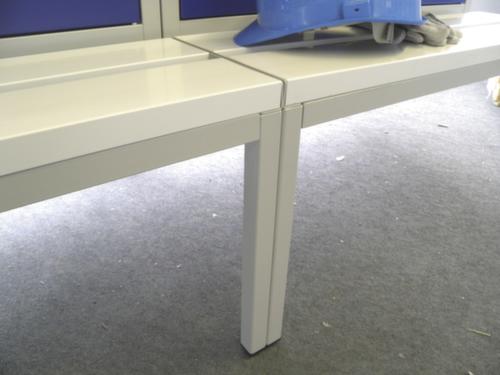 PAVOY Armoire vestiaire Basis avec banc + 3 compartiments, largeur de compartiment 300 mm