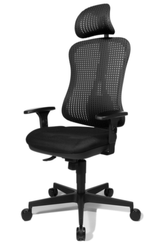 Topstar Siège de bureau pivotant HEAD POINT SY, Dossier maille, noir