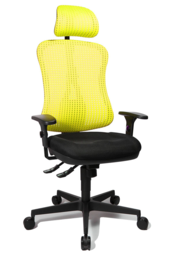 Topstar Siège de bureau pivotant HEAD POINT SY, Dossier maille, noir