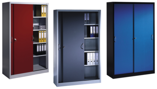 C+P Armoire à portes coulissantes pour bureau ERGO