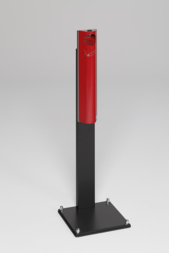 VAR Cendrier mural et sur pied B 12, rouge