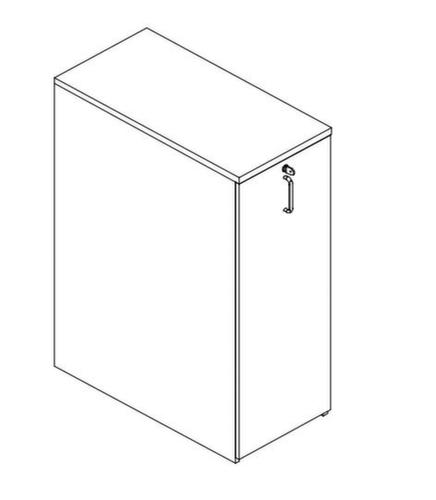 Nowy Styl Armoire de classement E10, largeur x profondeur 400 x 800 mm