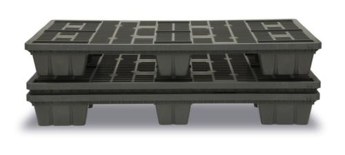 Palette perdue, PE régénéré, longueur x largeur 1200 x 800 mm