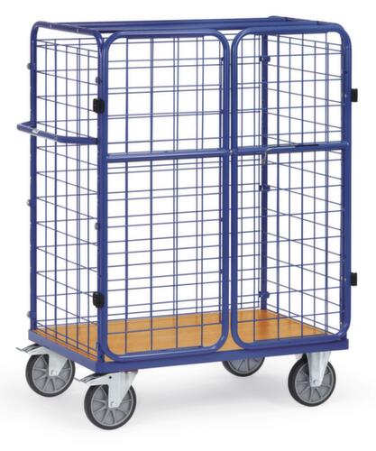 fetra Chariot de transport de colis avec parois grillagées