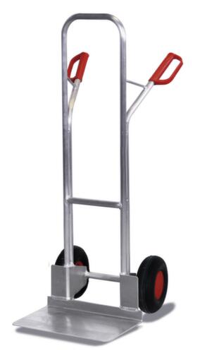 VARIOfit Diable pour caisses en aluminium avec pelle particulièrement large