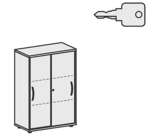 Gera Armoire à portes coulissantes Milano