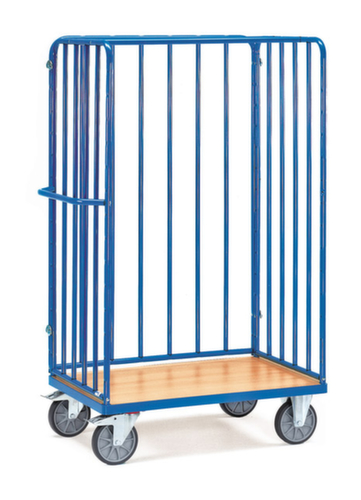 Chariot de transport de colis avec parois en tube d'acier
